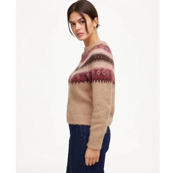 NWT Madewell Sz XXS Fair Isle Alpaca-Blend Sweater $168 - Picture 13 of 13